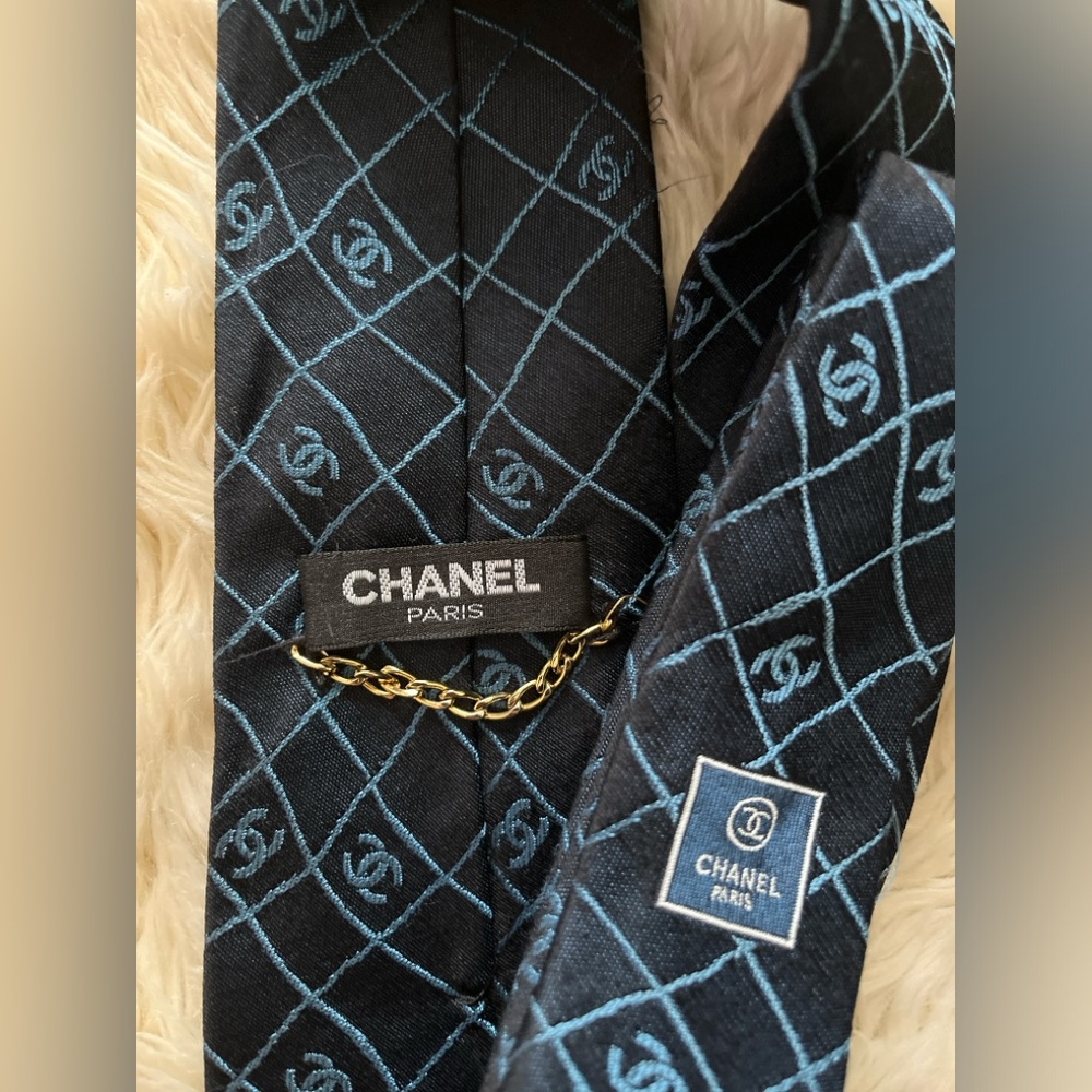 Men’s Chanel Monogram Neck Tie (RARE)
